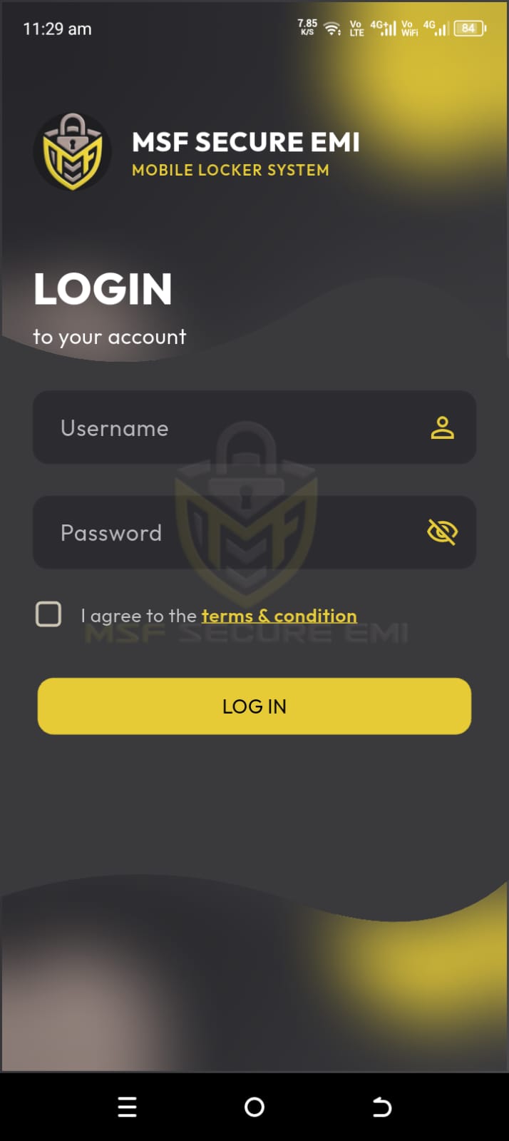 MSF Screen